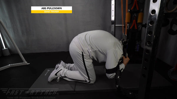 Fast-Attach Fitness Band Trainer Abs Pulldown Exercise