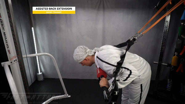 Fast-Attach Fitness Band Trainer Assisted Back Extension
Exercise