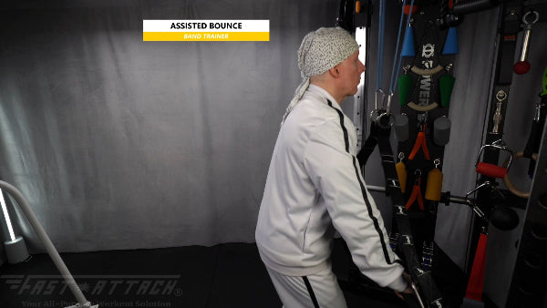 Fast-Attach Fitness Band Trainer Assisted Bounce Exercise