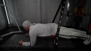Fast-Attach Fitness Band Trainer Assisted Plank Exercise Finish