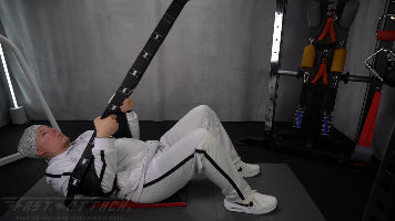 Fast-Attach Fitness Band Trainer Assisted Sit Up Exercise Start