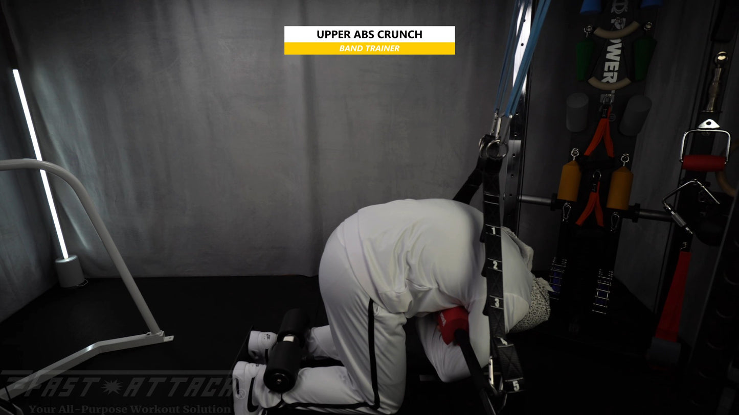 Fast-Attach Fitness Band Trainer Upper Abs Crunch Exercise