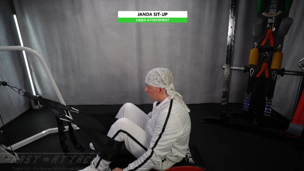 Fast-Attach Fitness Cable Attachment Janda Sit-Up Exercise