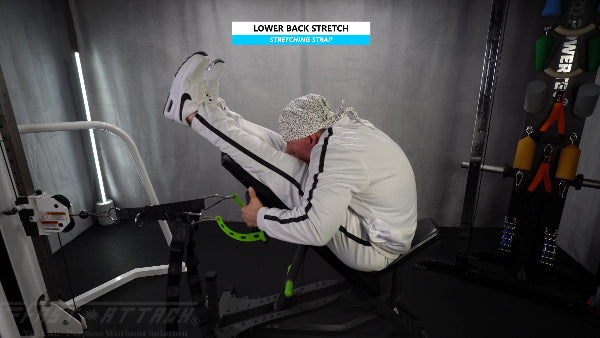 Fast-Attach Fitness Stretching Strap Lower Back Stretch Exercise