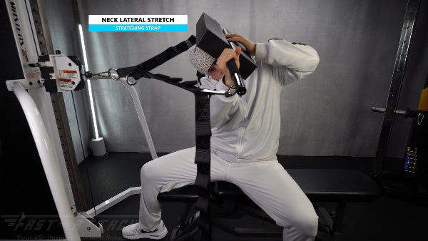Fast-Attach Fitness Stretching Strap Neck Lateral Stretch Exercise