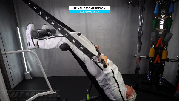 Fast-Attach Fitness Stretching Strap Spinal Decompression Exercise