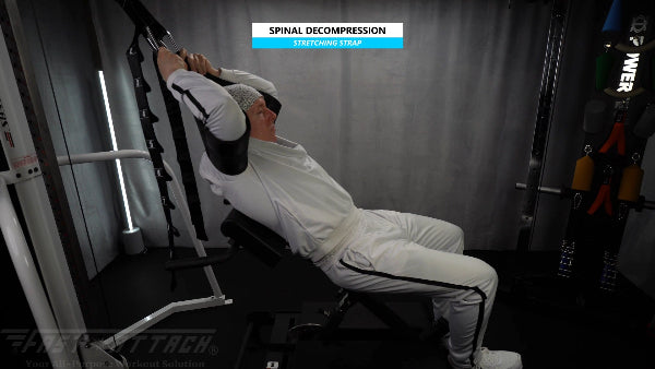 Fast-Attach Fitness Stretching Strap Spinal Decompression Exercise