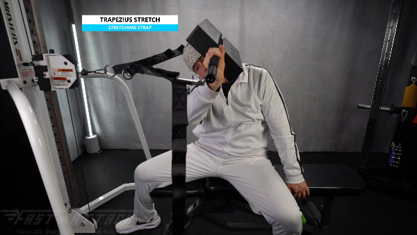 Fast-Attach Fitness Stretching Strap Trapezius Stretch Exercise