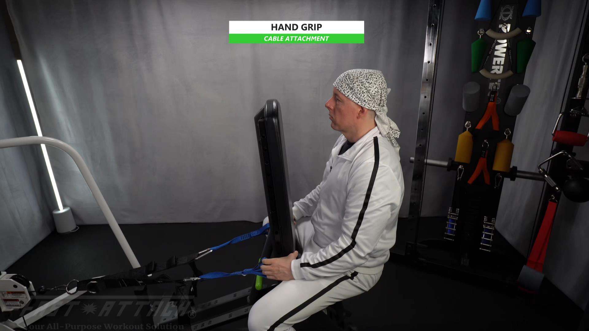 Fast-Attach Fitness Cable Attachment Hand Grip Exercise