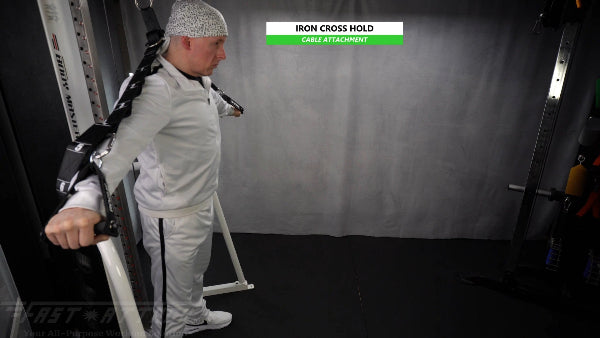 Fast-Attach Fitness Cable Attachment Iron Cross Hold Exercise