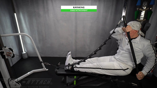 Fast-Attach Fitness Cable Attachment Kayaking Exercise