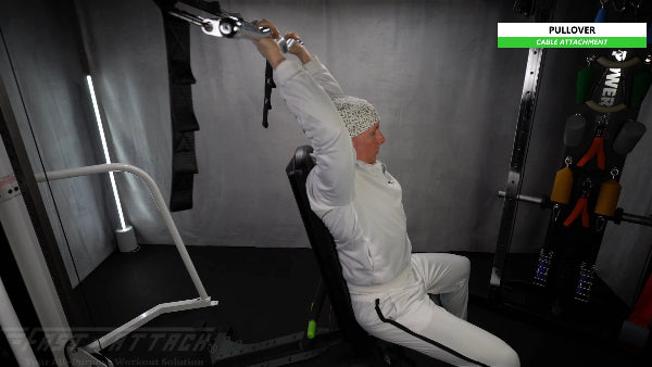 Fast-Attach Fitness Cable Attachment Pullover Exercise