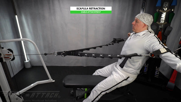 Fast-Attach Fitness Cable Attachment Scapula Retraction Exercise