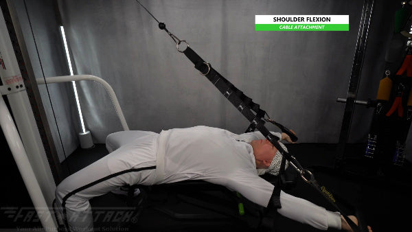 Fast-Attach Fitness Cable Attachment Shoulder Flexion Exercise