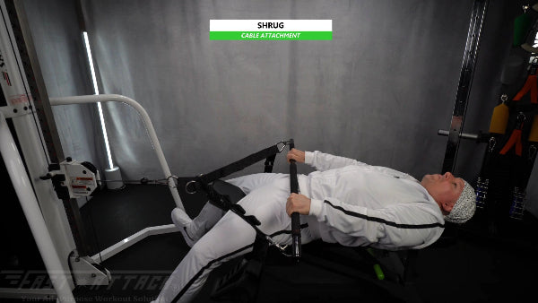 Fast-Attach Fitness Cable Attachment Shrug Exercise