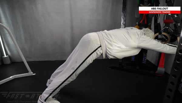 Fast-Attach Fitness Suspension Trainer Abs Fallout Exercise