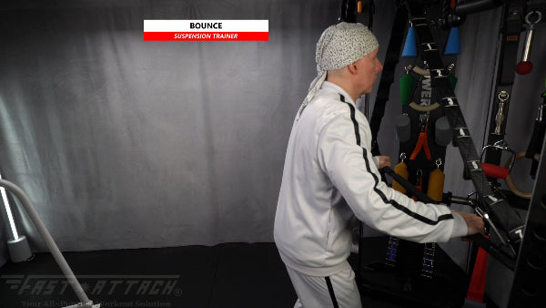 Fast-Attach Fitness Suspension Trainer Bounce Exercise