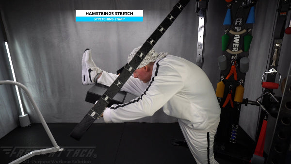 Fast-Attach Fitness Stretching Strap Hamstrings Stretch Exercise