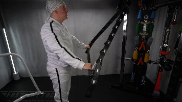 Fast-Attach Fitness Suspension Trainer Hip Extension Exercise Finish
