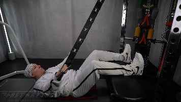Fast-Attach Fitness Suspension Trainer Obliques Crunch Exercise Start