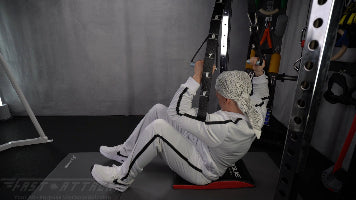 Fast-Attach Fitness Suspension Trainer Obliques Crunch Exercise Finish