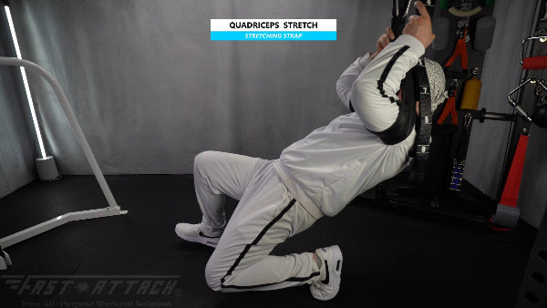 Fast-Attach Fitness Stretching Strap Quadriceps Stretch Exercise
