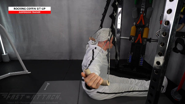 Fast-Attach Fitness Suspension Trainer Rocking Coffin Sit-Up Exercise