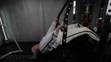 Fast-Attach Fitness Suspension Trainer Sit Up Exercise Decline Bench Start