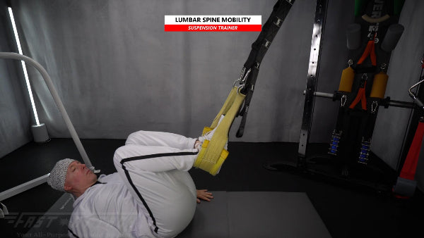 Fast-Attach Fitness Suspension Trainer Lumbar Spine Mobility Exercise