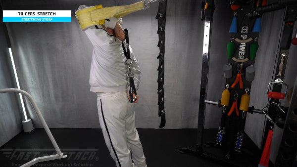 Fast-Attach Fitness Stretching Strap Triceps Stretch Exercise
