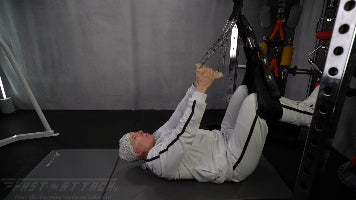 Fast-Attach Fitness Suspension Trainer Tuck Sit Up Exercise Start