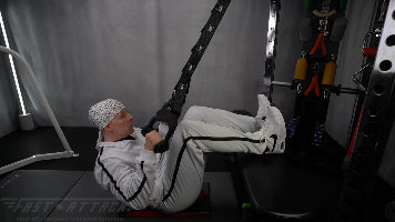 Fast-Attach Fitness Suspension Trainer Upper Abs Crunch Exercise Beginner Finish
