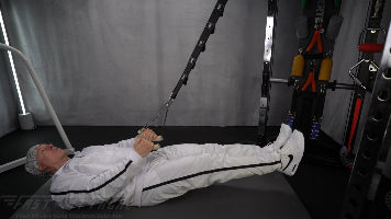 Fast-Attach Fitness Suspension Trainer V Up Exercise Start