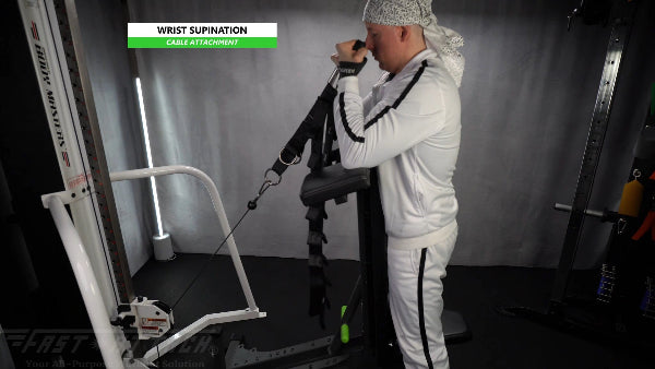 Fast-Attach Fitness Cable Attachment Wrist Supination Exercise